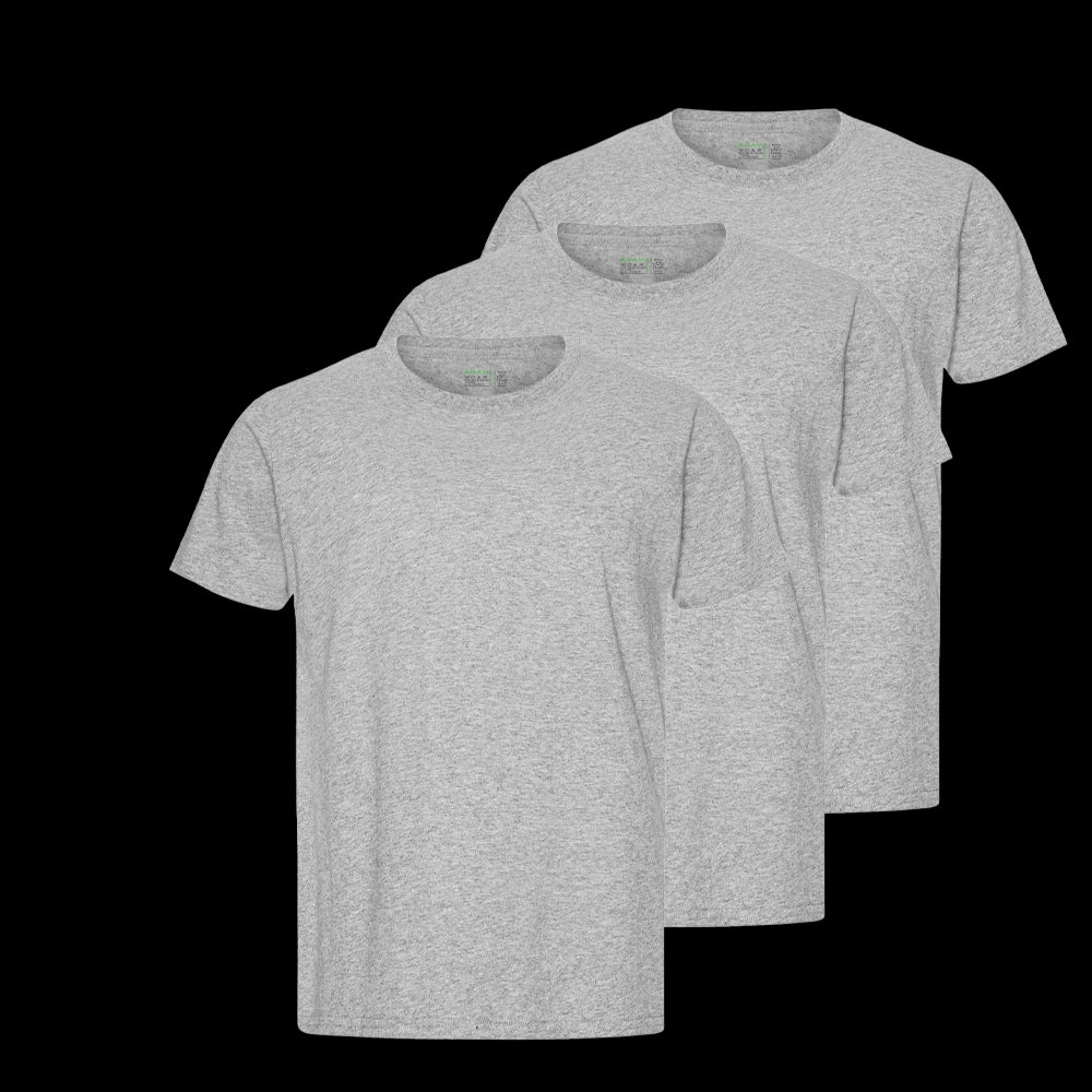 Basic inner Grey Round Neck Tee (Pack of 3)