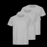 Basic inner Grey Round Neck Tee (Pack of 3)
