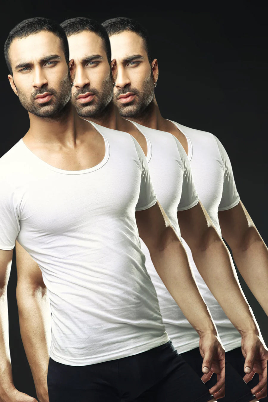 Under Shirt White for men (Pack of 3)
