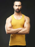 Casual Vest Mustard for men (Pack of 1)
