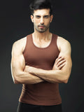 Casual Vest Brown for men (Pack of 1)
