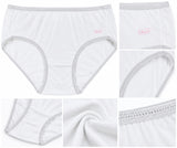 White underwear for women worn under fitted clothing no visible lines