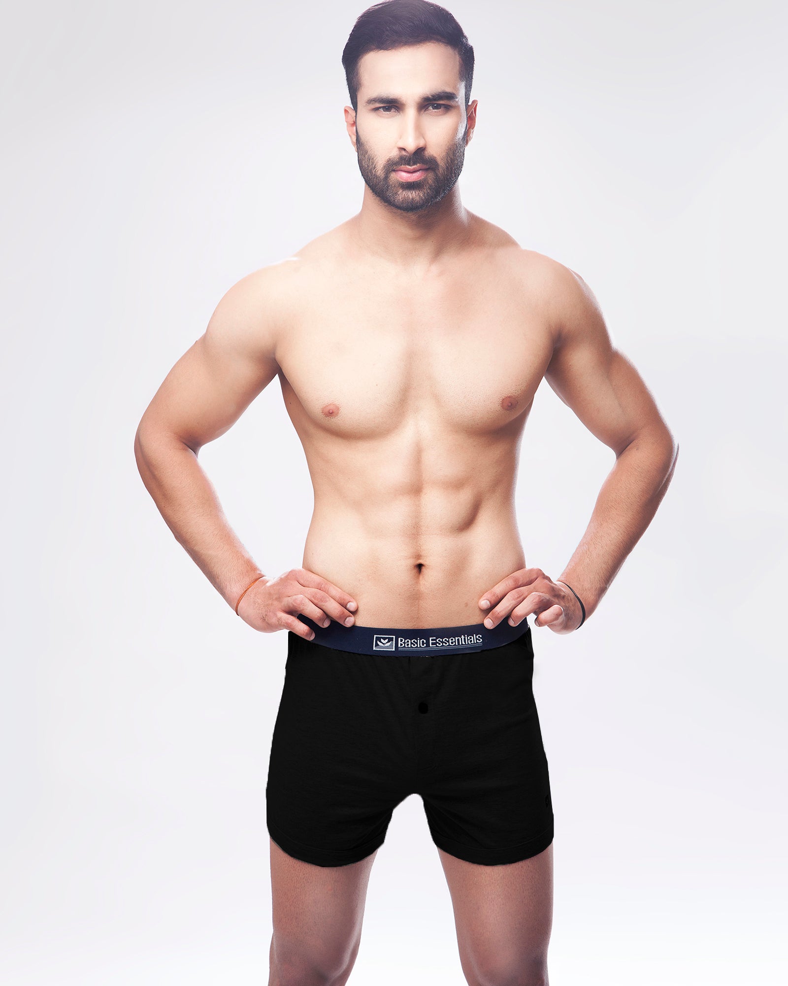 Jersey Boxer Black for men (Pack of 1) BLACK, BOXER, JERSEY BOXER, MEN - Adam Clothing
