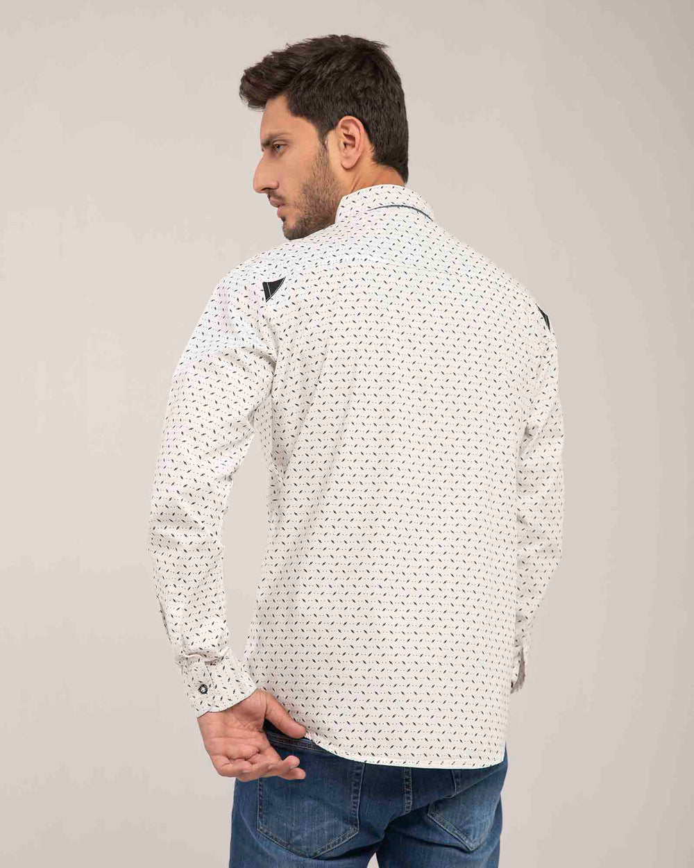 MEN CASUAL PRINTED SHIRT CASUAL SHIRT, COTTON, GARMENTS 19, Male, MEN, SUMMER 2026 - Adam Clothing