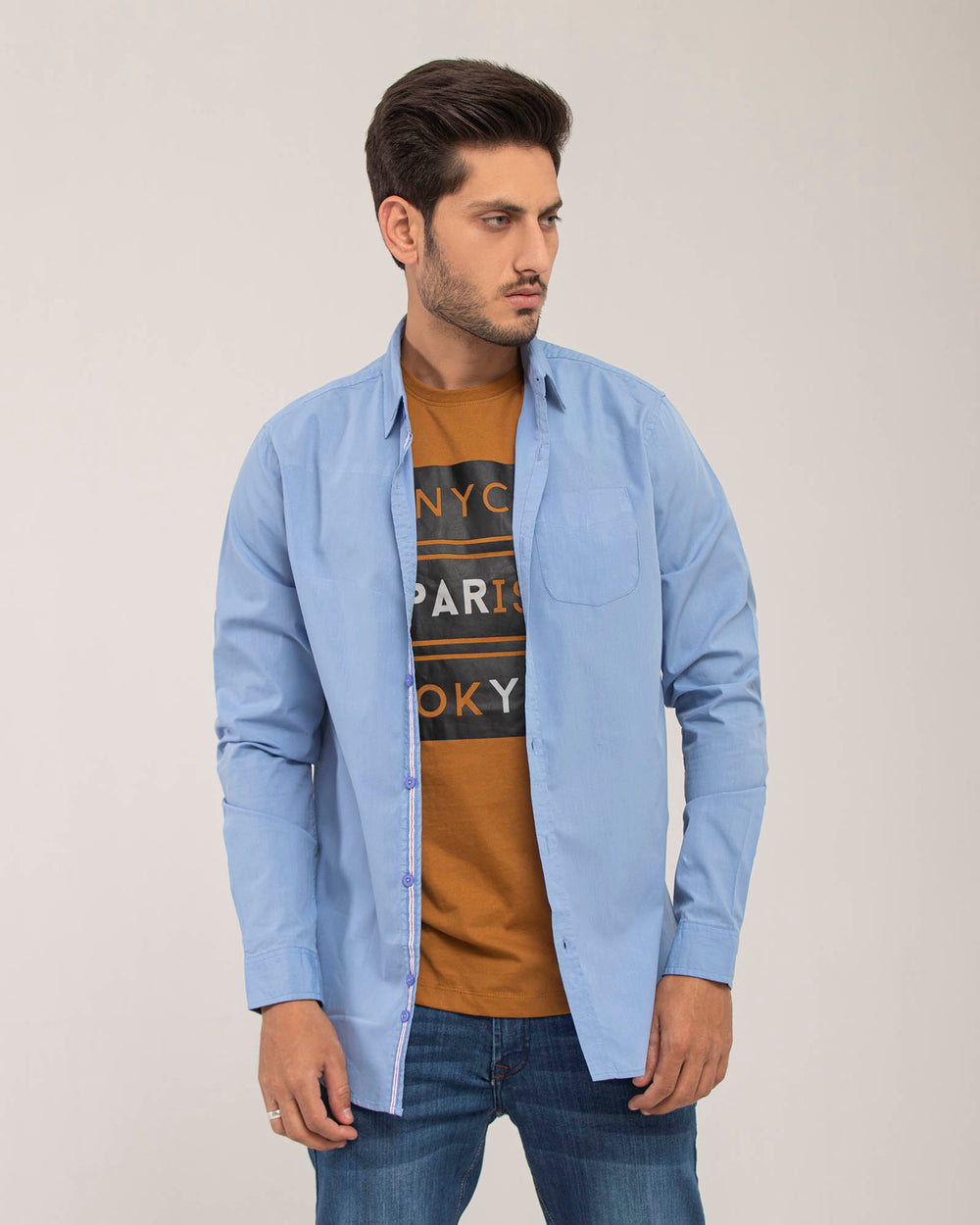 MEN CASUAL SHIRT CASUAL SHIRT, COTTON, GARMENTS 19, Male, MEN, SUMMER 2020 - Adam Clothing