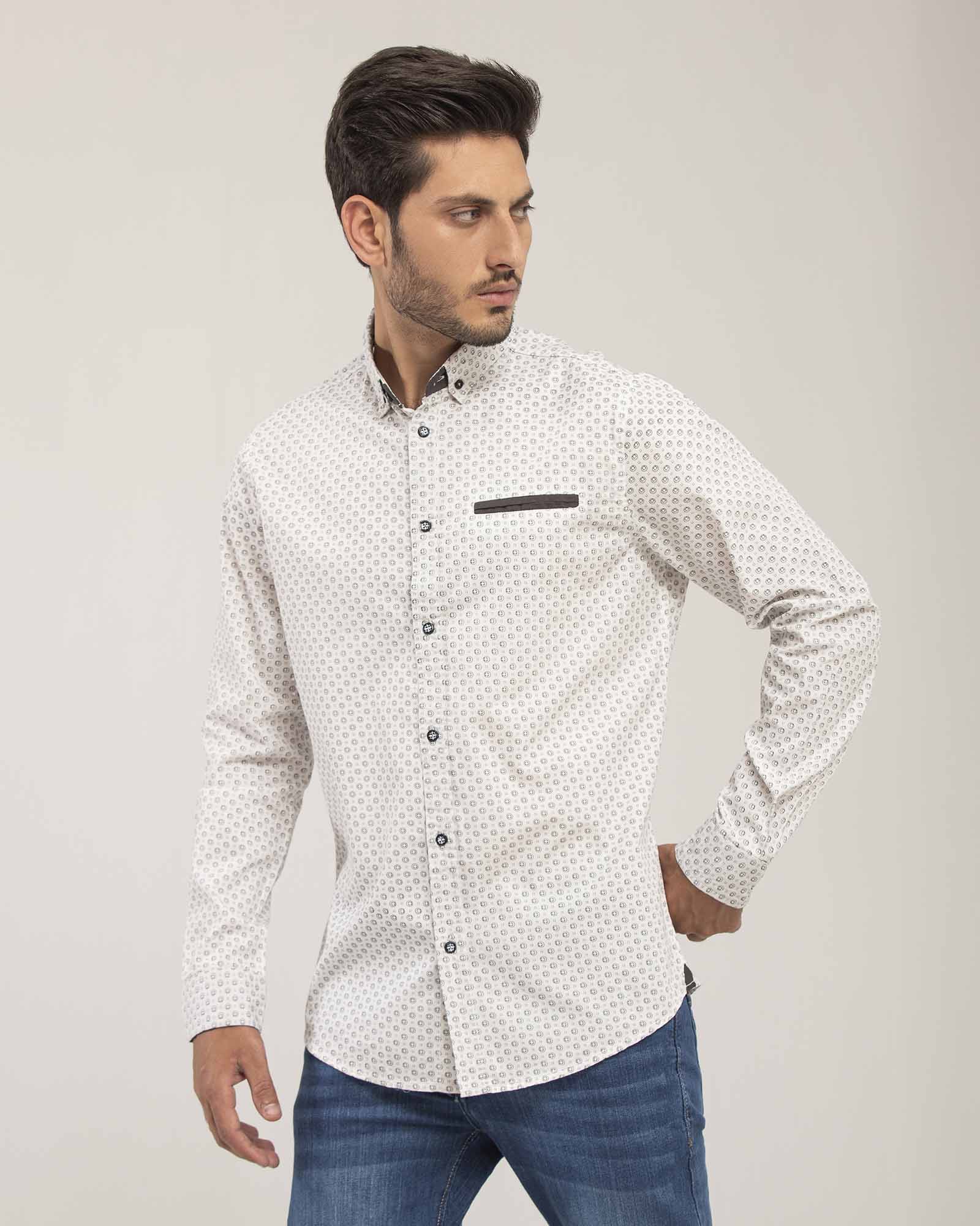 MEN CASUAL SHIRT CASUAL SHIRT, COTTON, GARMENTS 19, Male, MEN, SUMMER 2026 - Adam Clothing