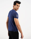 Men's casual graphic typography tee – Small Pleasures print, regular fit ADAM