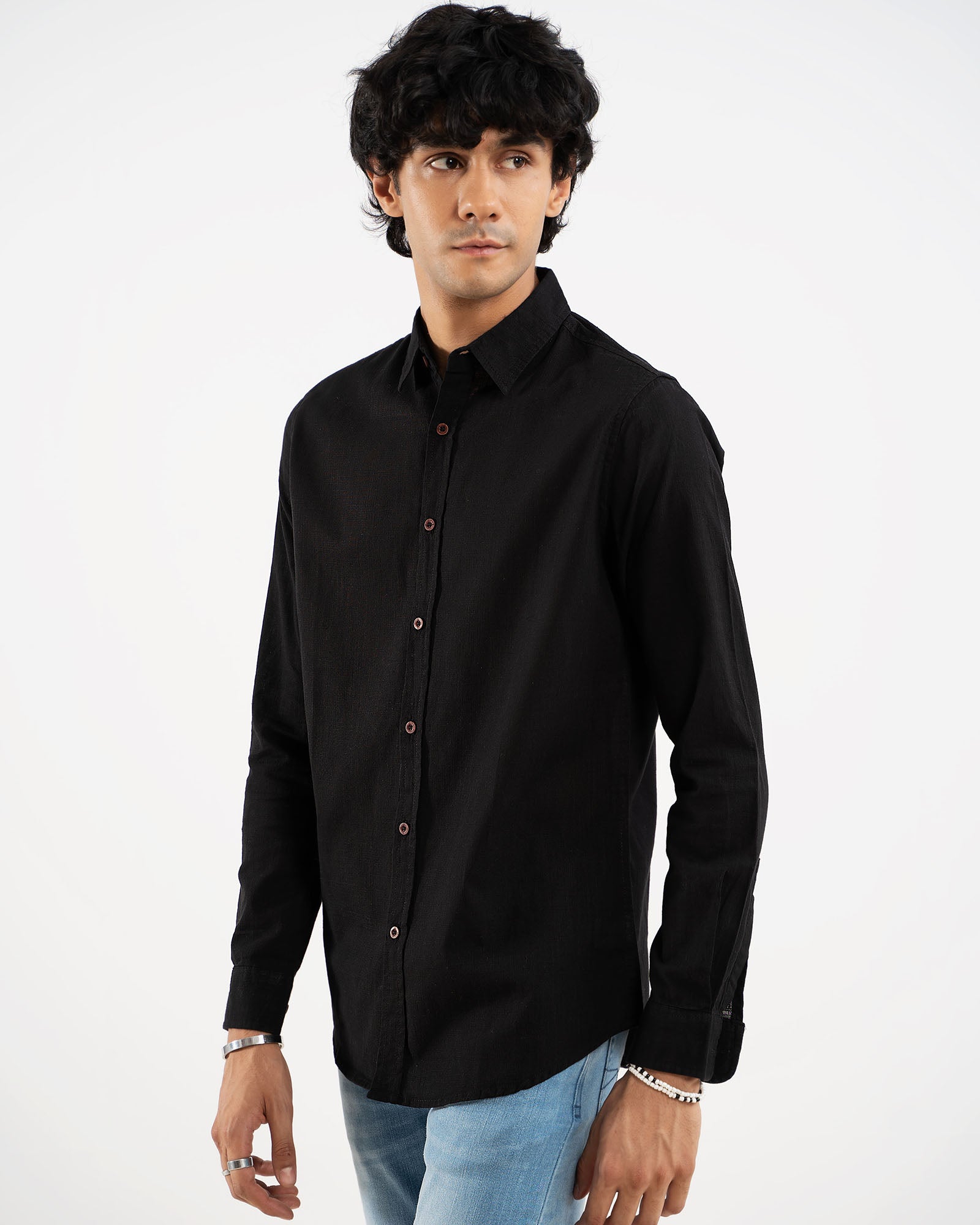 Black Casual Shirt for Men