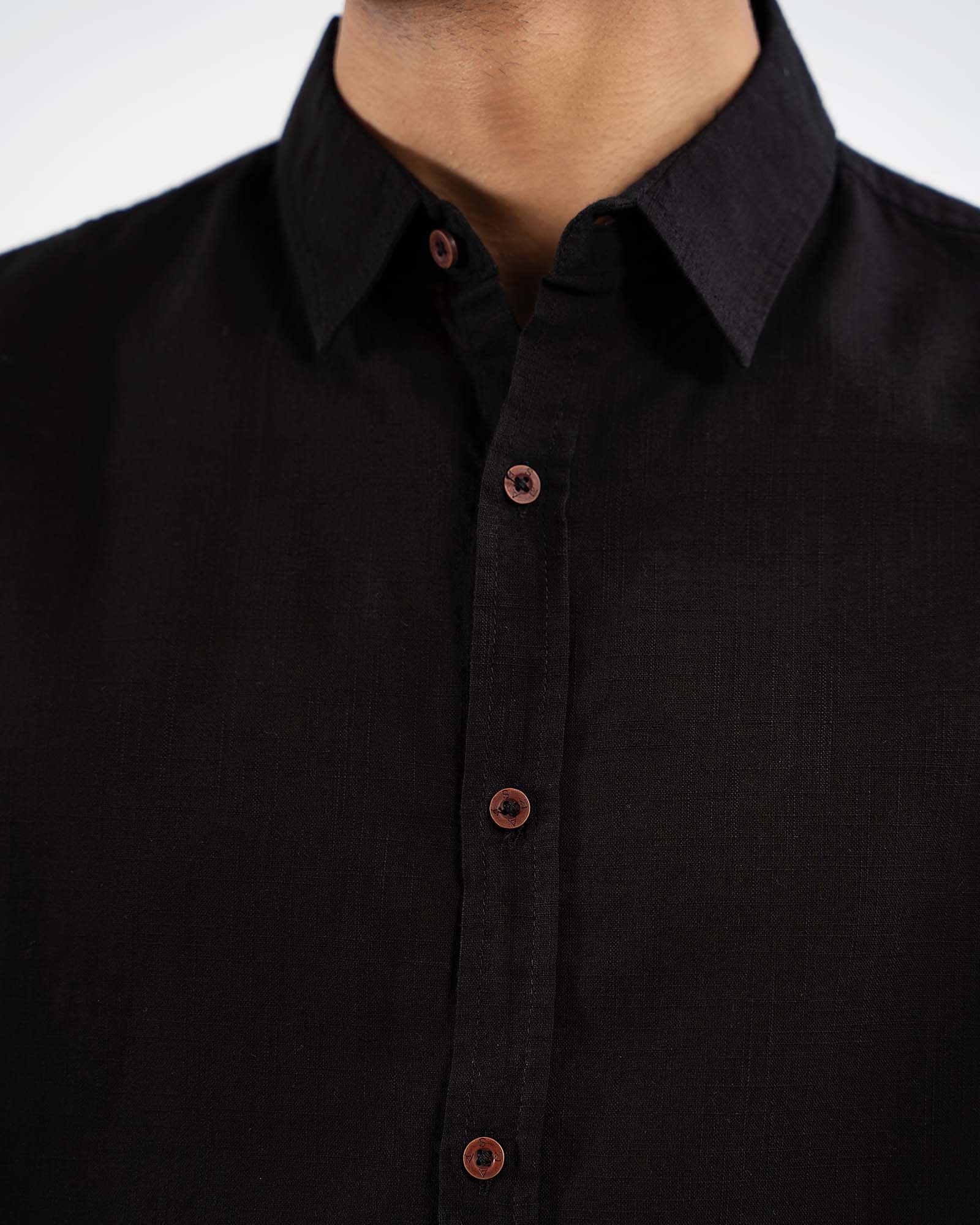 Black Casual Shirt for Men