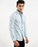 Sky Blue Casual Shirt for Men