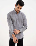 Grey Check Shirt for Men