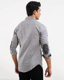 Grey Check Shirt for Men