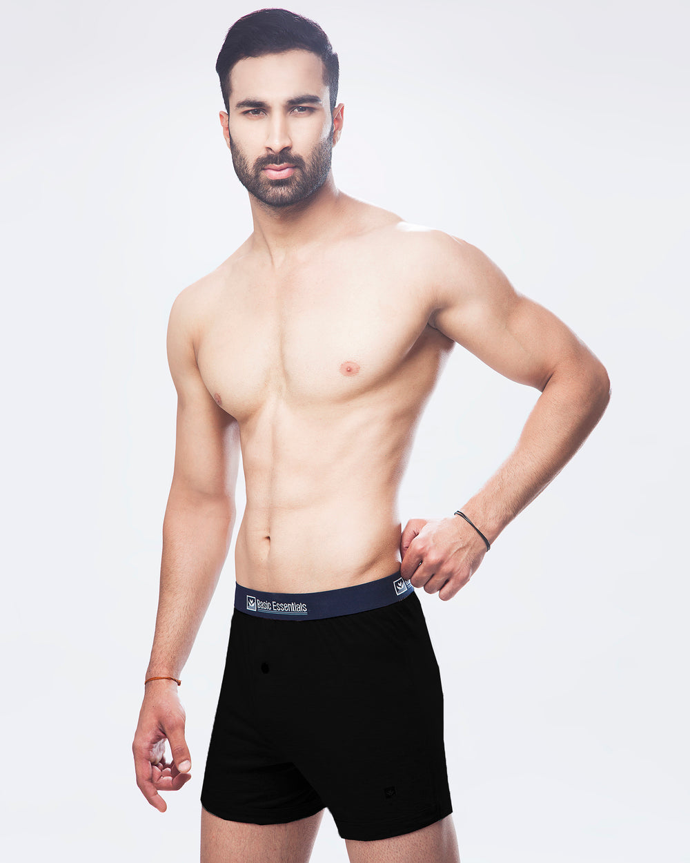 Jersey Boxer Black for men (Pack of 1) BLACK, BOXER, JERSEY BOXER, MEN - Adam Clothing